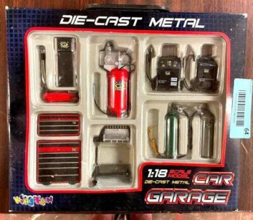 DIE CAST METAL CAR GARAGE