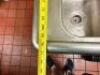 DESCRIPTION: 72" X 26" THREE WELL STAINLESS POT SINK W/ RIGHT SIDE DRY BOARD. ADDITIONAL INFORMATION SINGLE FAUCET SIZE 72" X 26" LOCATION: KITCHEN QT - 4
