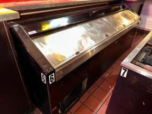 DESCRIPTION: PERLICK 102" X 30" HORIZONTAL BOTTLE BOX COOLER. BRAND / MODEL: PERLICK 9278 AUL ADDITIONAL INFORMATION 115 VOLT, 1 PHASE. LOCATION: BAR