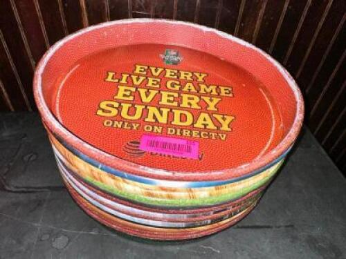 DESCRIPTION: (7)18" DRINK SERVING TRAYS LOCATION: BAR THIS LOT IS: SOLD BY THE PIECE QTY: 7