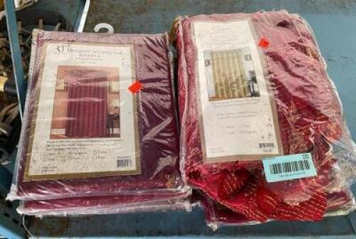 ASSORTED CURTAINS AS SHOWN