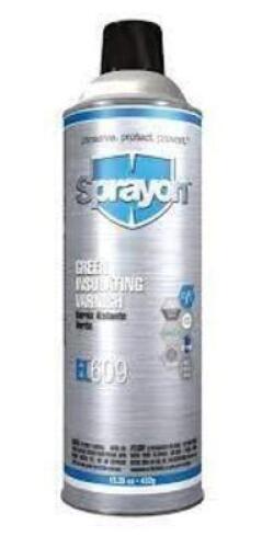 DESCRIPTION: (4) GREEN INSULATING VARNISH BRAND/MODEL: SPRAYON EL609 RETAIL$: $15.84 EA SIZE: 15.25 OZ QTY: 4