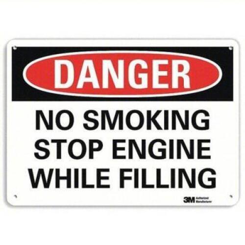 DESCRIPTION: (5) DANGER NO SMOKING SIGNS BRAND/MODEL: 34ND94 RETAIL$: $23.30 EA QTY: 5