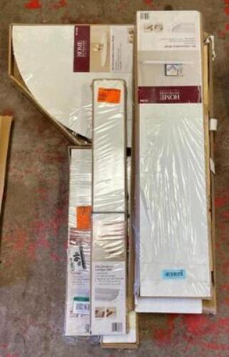 ASSORTED HOME DECORATORS COLLECTION SHELVES
