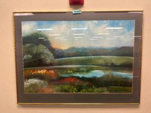 DESCRIPTION: FRAMED ARTWORK LOCATION: CLINIC 10 THIS LOT IS: ONE MONEY QTY: 1