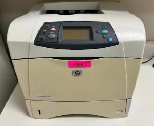 DESCRIPTION: HP LASER JET 4240N OFFICE PRINTER BRAND / MODEL: HP LASER JET 4240N LOCATION: PHARMACY QTY: 1