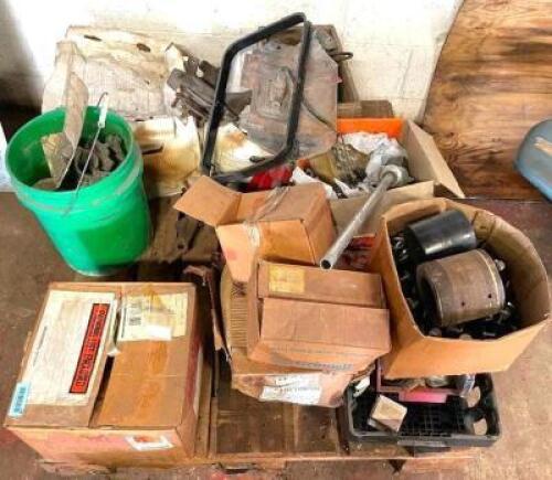 PALLET OF ASSORTED PARTS AND HARDWARE