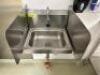 ADVANCE TABCO 7-PS-51 WALL MOUNTED STAINLESS HAND SINK