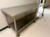 102" X 30" ALL STAINLESS TABLE ON CASTERS - 2
