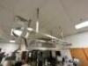 12' ALL STAINLESS CEILING MOUNTED POT RACK. - 2