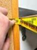 150" X 16" WALL MOUNTED STAINLESS SHELF. - 4