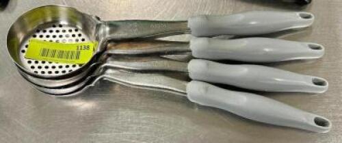 (6) STAINLESS PORTION SERVERS