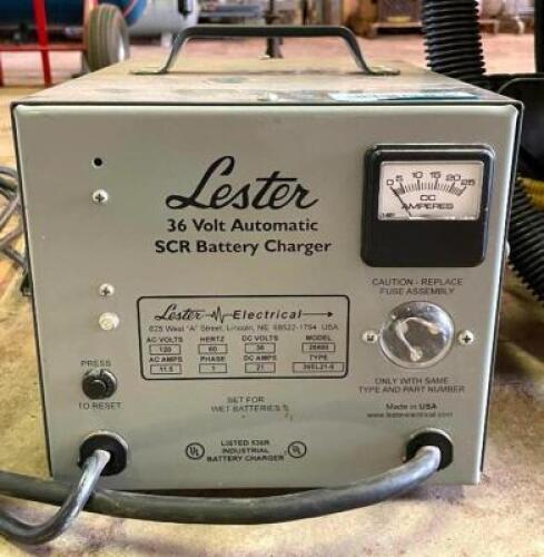 LESTER 36V AUTOMATIC SCR BATTERY CHARGER