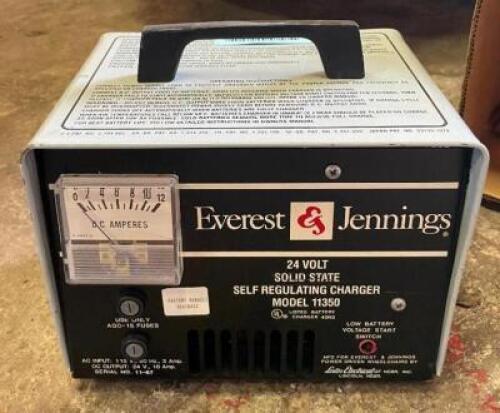 EVEREST AND JENNINGS 24V SOLID STATE SELF REGULATING CHARGER