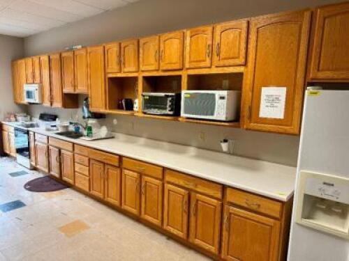 20' KITCHEN COUNTER AND CABINET SET W/ SINK
