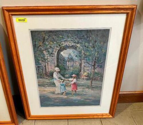 32" X 34" FRAMED PRINT
