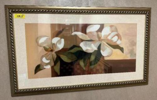 43" X 25" FRAMED PRINT
