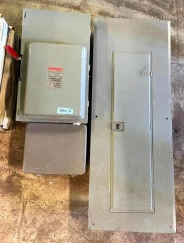 ASSORTED ELECTRICAL BOXES AS SHOWN