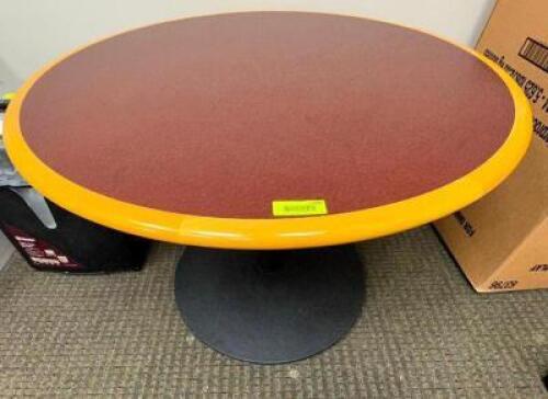 42" ROUND COMPOSITE TABLE W/ HEAVY DUTY BASE