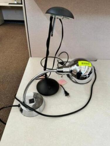 (2) DESK LAMPS