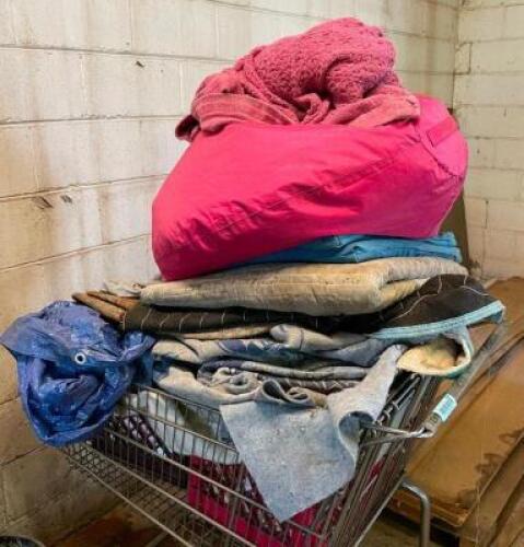 ASSORTED MOVING BLANKETS AS SHOWN