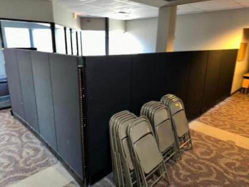 24' X 12' BLUE PARTITION SECTIONS