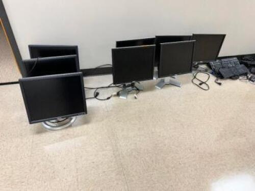 (8) ASSORTED 15" LCD MONITORS