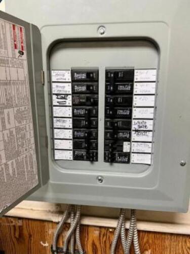 DESCRIPTION: ELECTRIC PANEL LOCATION: FRONT QTY: 1