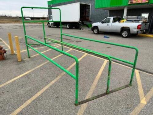 DESCRIPTION: METAL CART CORRAL LOCATION: PARKING LOT QTY: 1