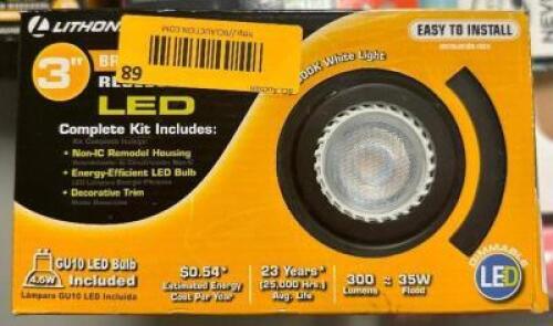 (2) - 3" BRONZE GIMBAL RECESSED LED KITS