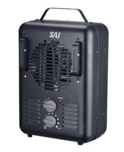 1,500-WALT UTILITY MILKHOUSE FAN-FORCED PORTABLE HEATER WITH THERMOSTAT