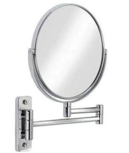 COSMO 8 IN. X 8 IN. WALL MAKEUP MIRROR IN CHROME
