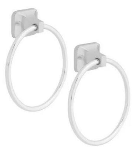 2-PACK FUTURA TOWEL RING IN POLISHED CHROME
