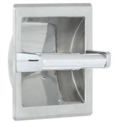 FUTURA RECESSED TOILET PAPER HOLDER IN CHROME