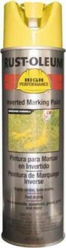 6 CT. SET OF INVERTED STRIPING PAINT - YELLOW