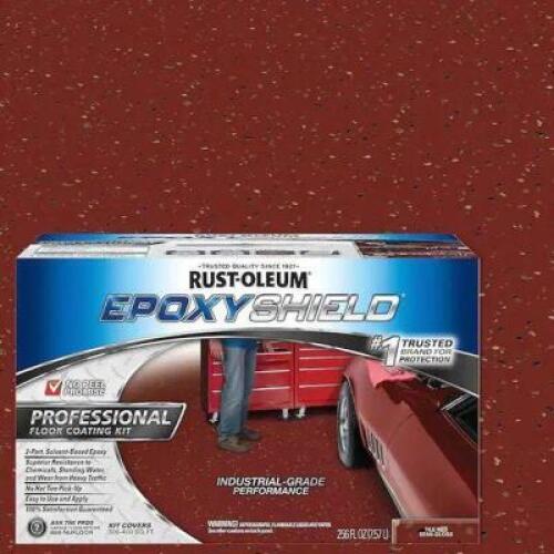 RUST-OLEUM EPOXYSHIELD PROFESSIONAL FLOOR COATING KIT - RED