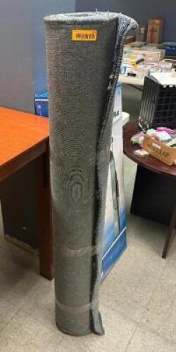 BLUE SHAG AREA RUG