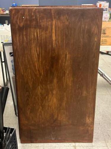 WALL MOUNTED / SINGLE LEG BUTCHER BLOCK TABLE TOP