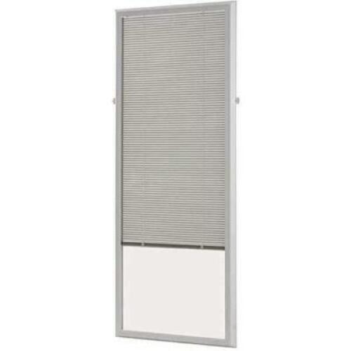 ODL ADDON2264E WHITE CORDLESS ADD ON ENCLOSED ALUMINUM BLINDS WITH 1/2 IN. SLATS, FOR 22 IN. WIDE X 64 IN. LENGTH DOOR WINDOWS