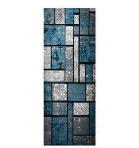 ALLMAN BLUE 2 FT. X 5 FT. POLYPROPYLENE RUNNER RUG