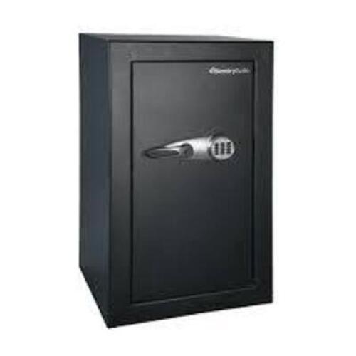 DESCRIPTION: (1) SECURITY SAFE BOX WITH ELECTRONIC LOCK AND HARD KEY BRAND/MODEL: SENTRYSAFE #TO-331 INFORMATION: BLACK RETAIL$: $1250.55 EA QTY: 1