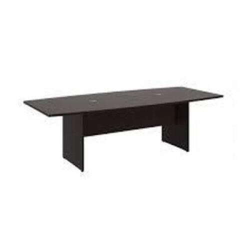DESCRIPTION: (1) CONFERENCE TABLE WITH WOOD BASE BRAND/MODEL: BBF #99CBASE96PG INFORMATION: BLACK RETAIL$: $473.00 EA SIZE: 96"W X 42"D, MUST COME INS