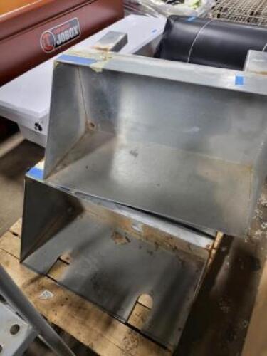 DESCRIPTION: (2) PART WASHING SINKS WITH DRAIN HOLES INFORMATION: GALVANIZED STEEL RETAIL$: $1059.00 EA SIZE: 26"H 42"L 68"W QTY: 2