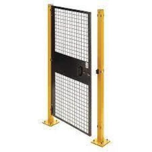 DESCRIPTION: (1) MACHINE GUARD HINGED DOOR, GATE DOOR BRAND/MODEL: VELOX INFORMATION: BLACK RETAIL$: $442.53 EA SIZE: 66" QTY: 1