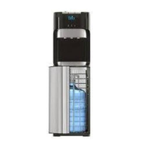 DESCRIPTION: (1) WATER DISPENSER COOLER BOTTOM LOADING BRAND/MODEL: BRIO #CLBL420V2 INFORMATION: STAINLESS STEEL LOOK RETAIL$: $299.99 EA SIZE: 115V,
