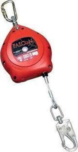 DESCRIPTION: (1) SELF RETRACTING LIFELINE BRAND/MODEL: MILLER BY HONEYWELL, FALCON INFORMATION: RED RETAIL$: $1256.33 EA SIZE: 30' QTY: 1