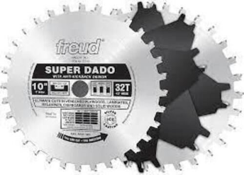 DESCRIPTION: (1) SUPER DADO WITH ANTI-KICKBACK DESIGN BRAND/MODEL: FREUD #SD510 RETAIL$: $251.70 EA SIZE: 10" QTY: 1