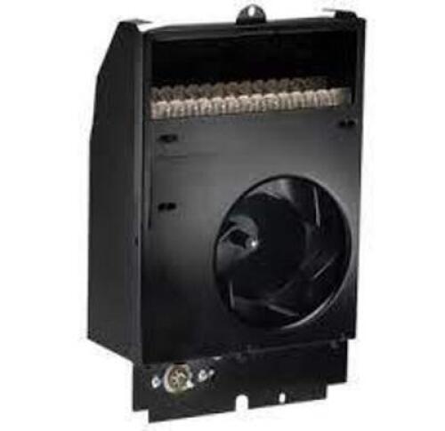 DESCRIPTION: (1) FAN FORCED IN WALL HEATER ASSEMBLY WITH THERMOSTAT BRAND/MODEL: CADET #CS101T INFORMATION: BLACK RETAIL$: $147.20 EA SIZE: DO NOT USE