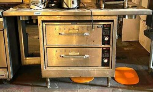 HATCO PREP TABLE WITH BUILT IN DRAWER WARMER