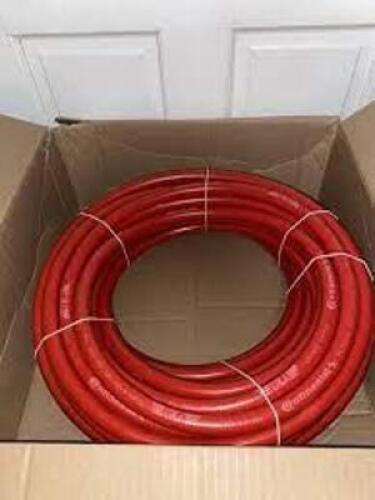 DESCRIPTION: (1) ECONOMY AIR HOSE ASSEMBLYBRAND/MODEL: CONTINENTAL #26322INFORMATION: REDRETAIL$: $93.29 EASIZE: 1/2" ID 300 PSI, APPROX 50' LENGTHQTY: 1